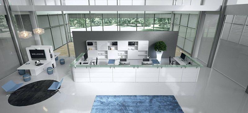 Banque d’Accueil ABAKO Arrivetz Lyon – Design Modulable et Élégant