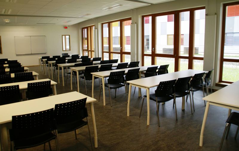 Aménagement intérieur du centre de formation à Lyon 3 par Arrivetz