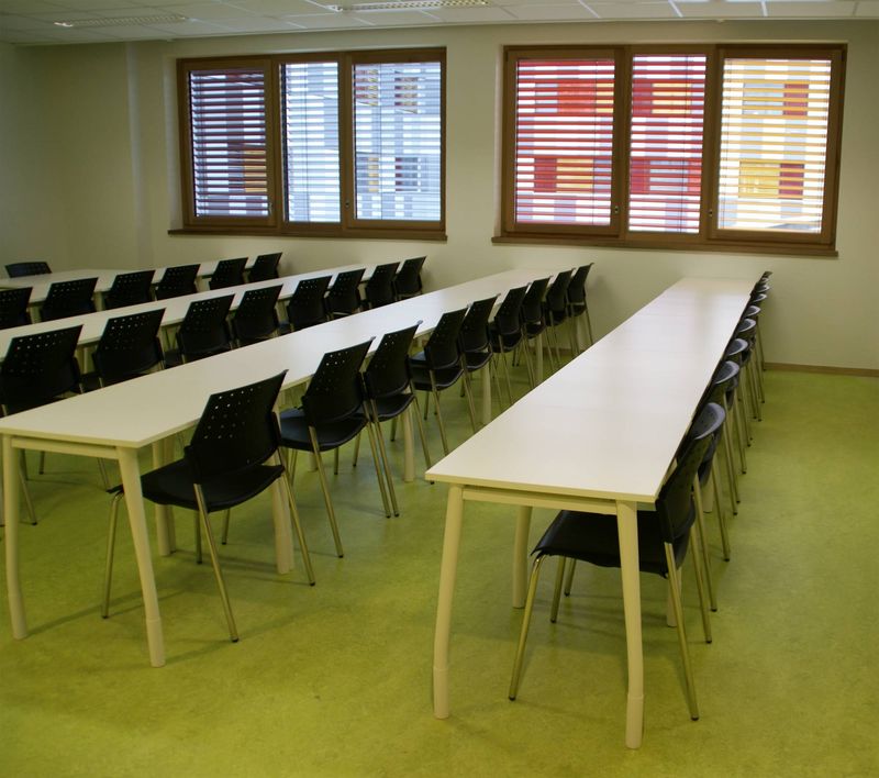 Aménagement intérieur du centre de formation à Lyon 3 par Arrivetz