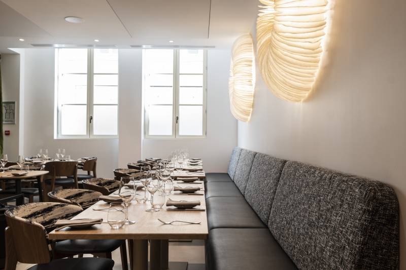 Aménagement Restaurant DEMETER Lyon : Mobilier Design et Décoration Contemporaine