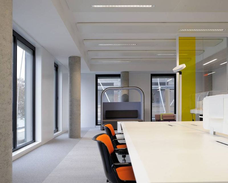 Aménagement Bureau Témoin Dentressangle Initiative à Lyon 2e par Arrivetz