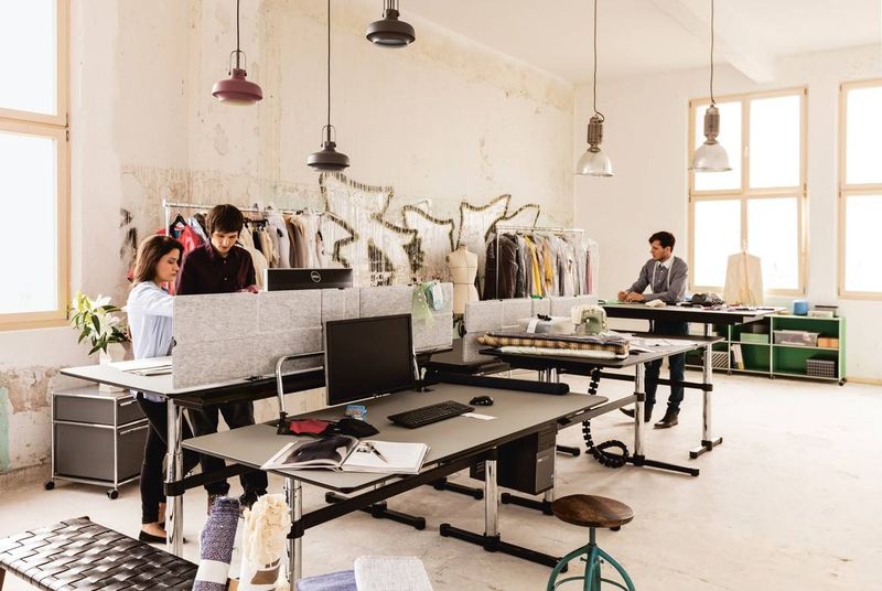 Mobilier Ergonomique et Modulable Bureau KITOS USM HALLER Lyon