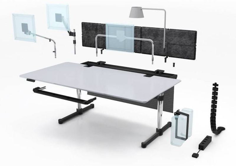 Mobilier Ergonomique et Modulable Bureau KITOS USM HALLER Lyon